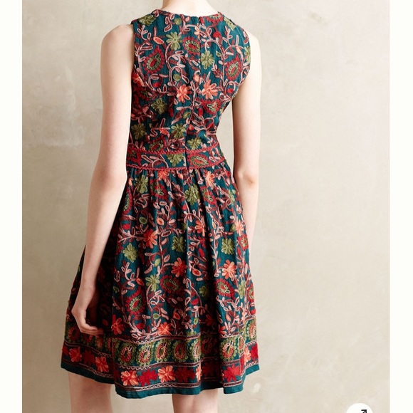 Anthropologie Adelyn Rae embroidered dress - Picture 4 of 12